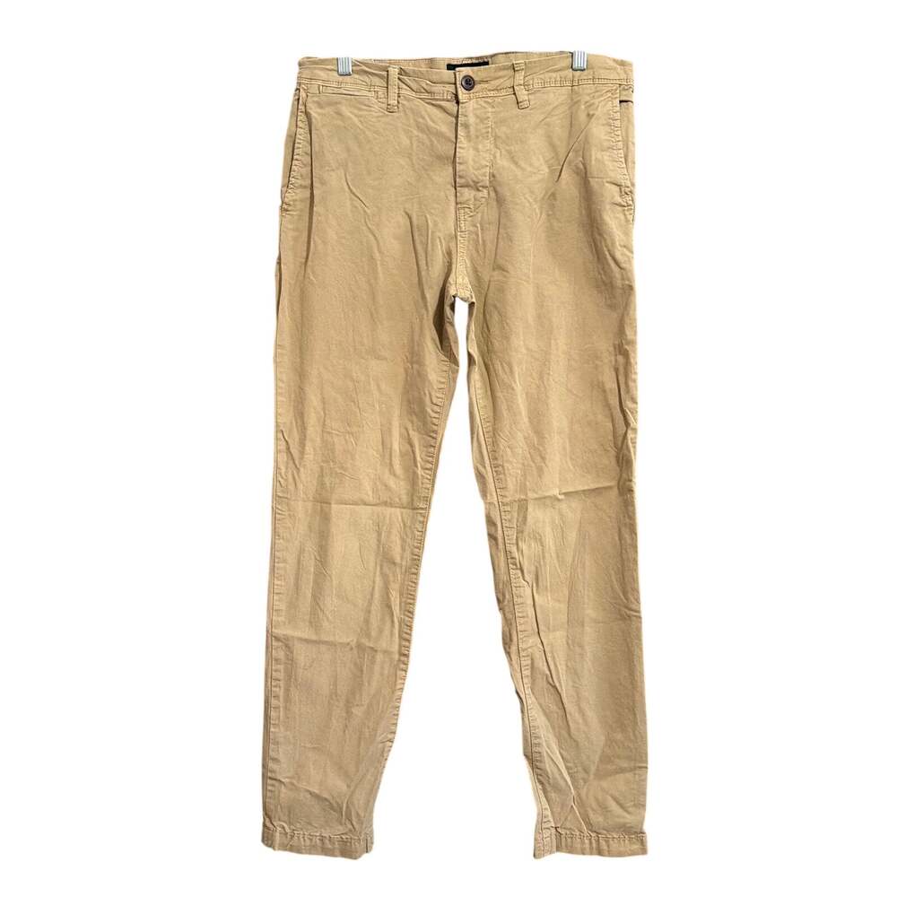 American Eagle Mens Pants Khaki Next Level Flex Slim Fit Casual Wear 32x32